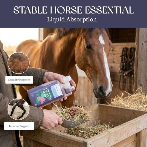 Hilton Herbs Freeway Gold 500ml – Liquid Equine Respiratory Support Supplement – Herbal Immune Support for Horse Lung Health & Clear Airways in Saudi Arabia