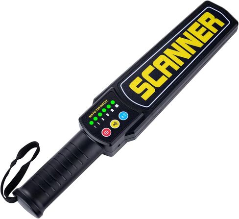 Natotinorch Hand Metal Detector, High Sensitivity Metal Detector with LCD Display&Belt Holster,360°Scanning,All Metal Finder Locating Gold Coin Silver Jewelry Waterproof in Kuwait