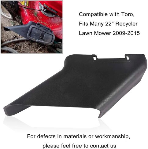 Lawn Mower Parts 115-8447 Side Discharge Chute, Compatible with Toro 22" Recycler Lawn Mower for 20377, 20378, 20330, 20331, 20333, 20330C - Fits Many 22" Recycler Lawn Mower 2009-2015 (1) in Kuwait