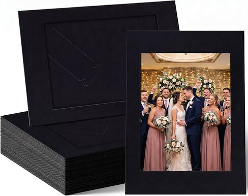 Juexica 100 Pcs 4 x 6 In Paper Picture Frames Bulk Standing Photo Frame in Saudi Arabia