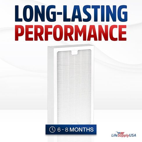 مرشح HEPA بديل من LifeSupplyUSA يناسب منقي الهواء Hunter 30966 يناسب 30747، 30748، 30750، 30856، 37748، 37750، 37760 in Kuwait