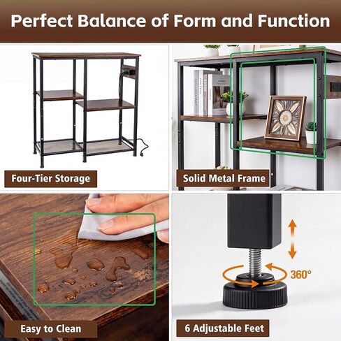 10-20-29-30-35 Gallon Fish Tank Stand with 3 Power Outlet and 2 USB Port in Kuwait