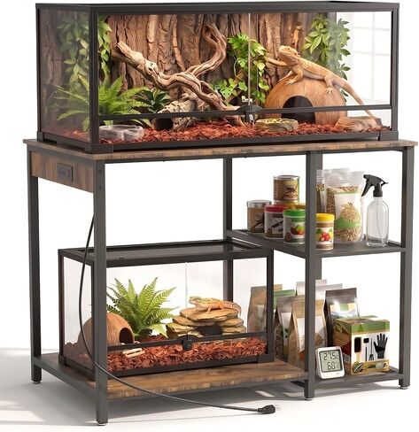 Alotiki 120 Gallon Reptile Tank Stand 48"x24" with Power Outlet(Only Stand) in Kuwait