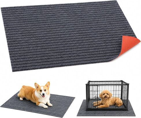 47"x32" Dog Crate Mat, Waterproof Non-Slip Washable Kennel Floor Protector in Saudi Arabia