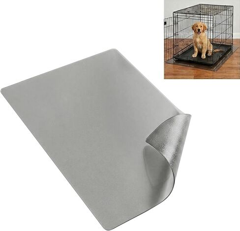 Dog Crate Mat 48x30 Inch, Waterproof Floor Protector for Hardwood & Carpet in Kuwait