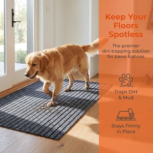Non-Slip Extra Large Gray Waterproof Dog Crate Mat,45.28" x 59.06" x 0.23" in Saudi Arabia