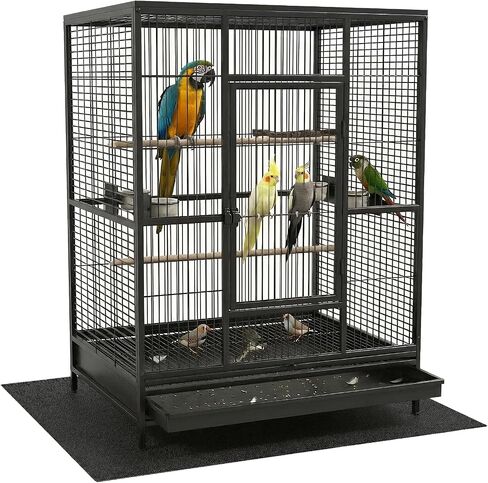 Under Pet Cage Mat for Bird Cages, Dog Kennels, Reptile Aquariums, Dog Kennels, Water-Resistant Pad for Hard Floors and Surfaces Under Crate Floor Protector (X-Large) in Kuwait