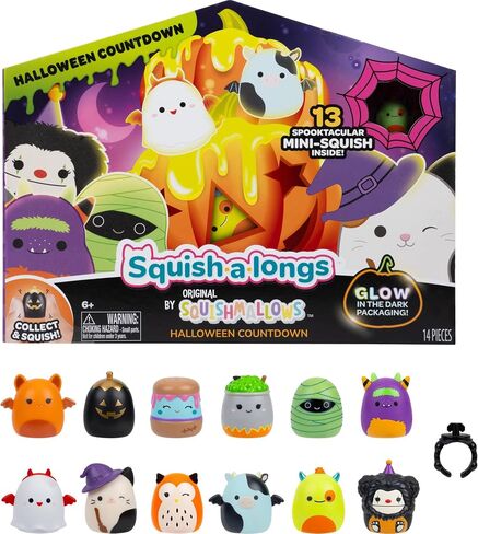 Squish-a-longs Fall 2026 Halloween Countdown Calendar – Includes 13 Mini-Squish in Saudi Arabia