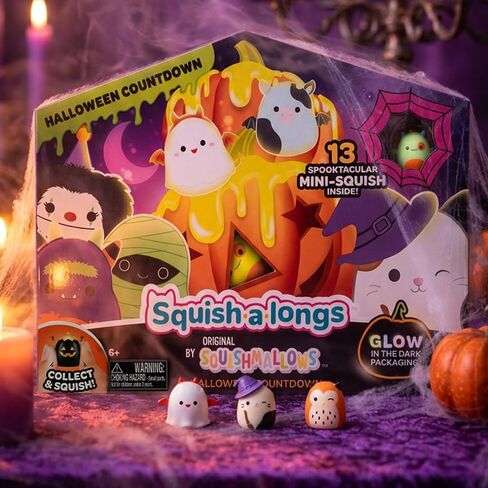 Squish-a-longs Fall 2026 Halloween Countdown Calendar – Includes 13 Mini-Squish in Saudi Arabia