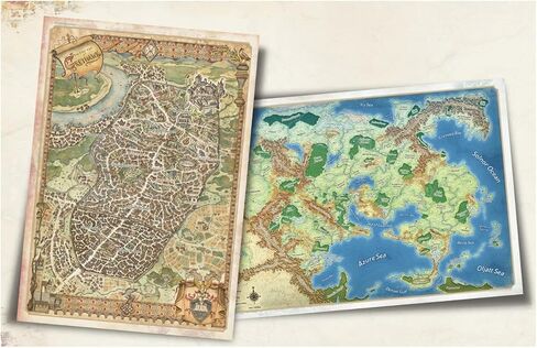 Beadle & Grimm's Dungeon Master's Guide Premium Map Collection, Battle Maps and DM Screen Set in Kuwait