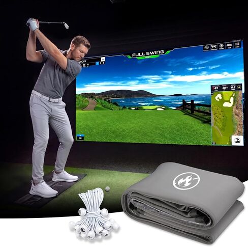 High Contrast Gray Golf Simulator Screen, Triple Layer Impact Screen in Saudi Arabia