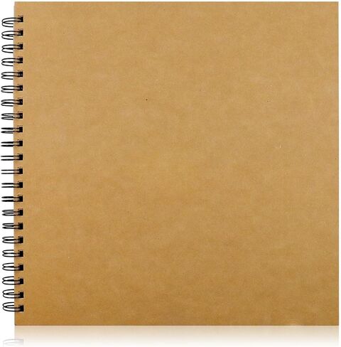 12x12 Scrapbook Album, 100 Pages Hardcover DIY Photo Memory Book in Saudi Arabia