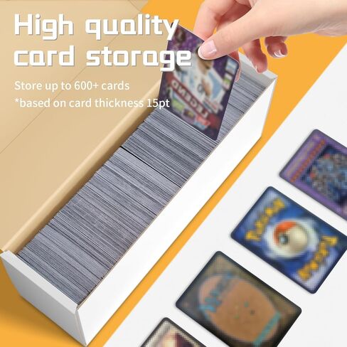 Trading Card Storage Box,Sports Card Storage Boxes, 6-Pack Cardboard Card Box for TCG/Magic/Mtg Basketball Cards, Collectible Trading Cards in Kuwait