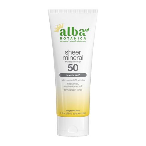 Alba Botanica Sport Sunscreen Lotion Mineral SPF 45, 4 Ounce in Kuwait