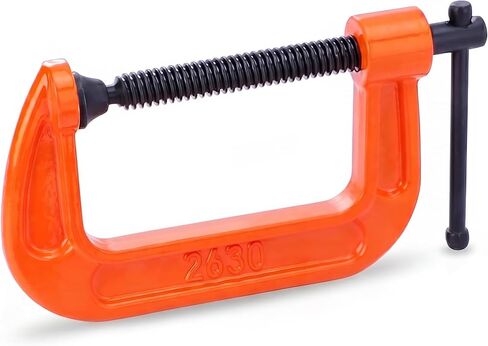 Pony Jorgensen 2630 3-Inch C-Clamp, Orange in Kuwait