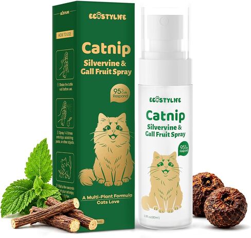 Upgraded Catnip Spray for Indoor Cats 2.8 fl oz – Silvervine & Gall Fruit in Kuwait
