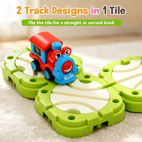 Flower Garden Building Toy Set with Electric Train Track for Toddler Girls in Kuwait