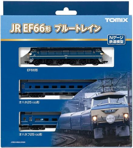 TOMIX 98388 N Gauge JR EF66 Blue Train Set, Railway Model, Electric Locomotive in Saudi Arabia
