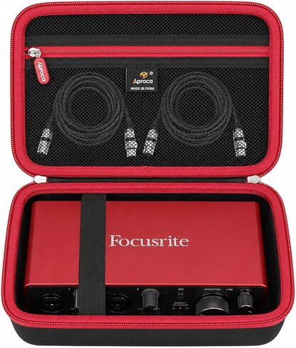 Aproca Hard Travel Storage Protective Case, for Focusrite Scarlett 2i2 (3rd Gen) USB Audio Interface in Kuwait