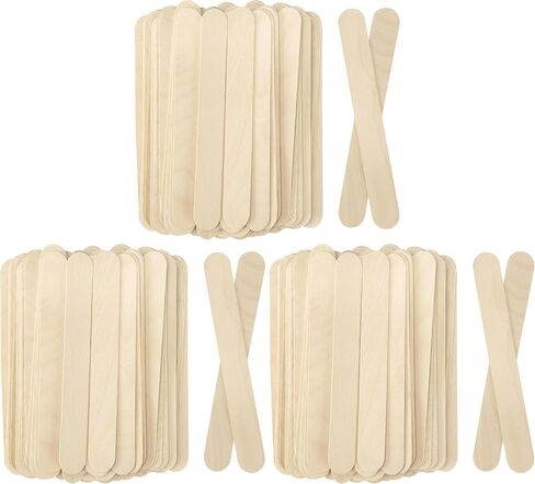 WISYOK 8" Jumbo Craft Sticks, 90Pcs, Birtch Wood in Kuwait