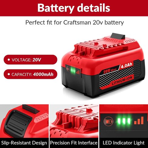 Amityke 2600mAh Replacement for Shark Ion RVBAT700 RVBAT850 Battery 14.8V with 2Prong and 3Prong Compatible with Shark Vacuum ION RV700 RV720 RV725 RV750 RV850 RV700_N Model in Kuwait