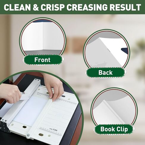 13.78"Foldable Manual Paper Creaser,Creasing Machine with Positioning Block in Kuwait