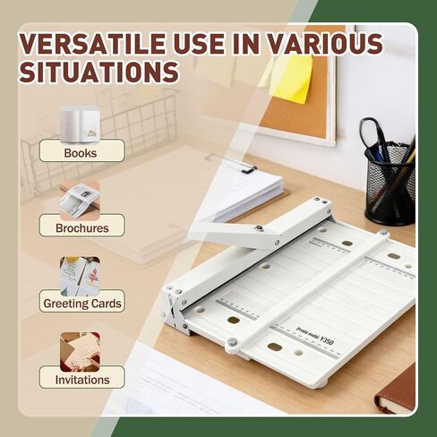 13.78"Foldable Manual Paper Creaser,Creasing Machine with Positioning Block in Kuwait