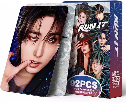 KPOPBTS Stray Kids Run IT Album Photocards 60 PCS Kpop Lomo Card Set Kpop Gift Merch in Kuwait