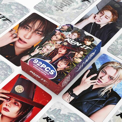 KPOPBTS Stray Kids Run IT Album Photocards 60 PCS Kpop Lomo Card Set Kpop Gift Merch in Kuwait