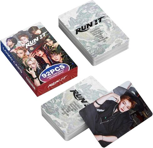 KPOPBTS Stray Kids Run IT Album Photocards 60 PCS Kpop Lomo Card Set Kpop Gift Merch in Kuwait