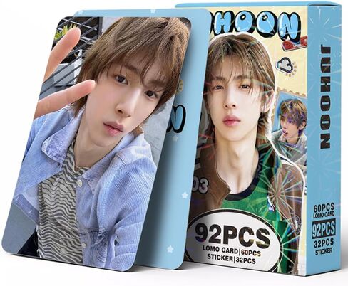 KPOPBTS CORTIS 60 PCS Photocards with 32 PCS Sticker Kpop Gift Card for COER Boys and Girls (JUHOON) in Kuwait