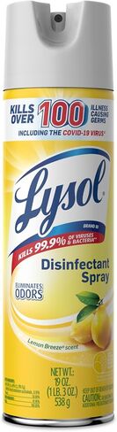 Lysol Disinfectant Spray, Sanitizing and Antibacterial Spray, For Disinfecting and Deodorizing, Mango & Hibiscus Scent, 19 Fl Oz, (Packaging May Vary) in Saudi Arabia
