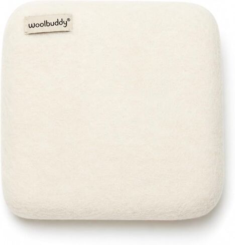 Woolbuddy Needle Felting Mat 13 x 13 x 2 Inch (White) Pure Wool Felt Pad in Kuwait