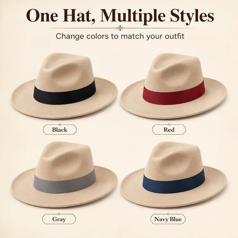 GOLD XIONG PADISHAH 12PCS Elastic Cowboy Hat Bands, Stretchable Replacement Hat Band for Fedora, Straw, Western and Cowgirl in Saudi Arabia