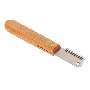 Pet Stripping Comb Dog Stripping Knife Grooming Tool Multifunction Remove Floating Hair Dog Stripping Knife with Wood Handle for Small Animal in Saudi Arabia