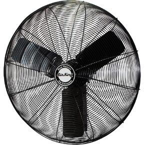 Air King 9030 30-Inch 1/4-Horsepower Industrial Grade Wall Mount Fan with 7,400-CFM, Black Finish in Saudi Arabia