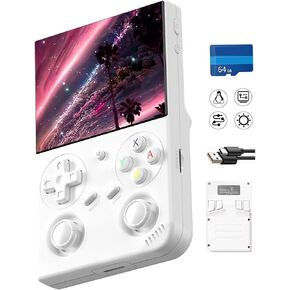 Retro Handheld Game Console,Portable Game with 3.5 Inch IPS Screen,with 64G TF Card Pre-Installed 4353 Games Supports 5G WiFi Bluetooth HDMI and TV Output in Saudi Arabia