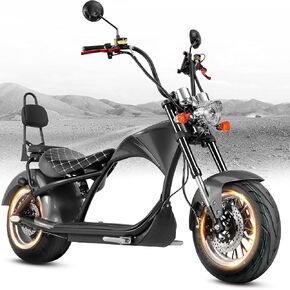 eAhora M1 2-Seater Electric Motorcycle, Hydraulic Brakes, 2000W in Saudi Arabia
