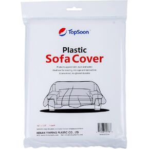 Plastic Sofa Bag Clear Couch Cover for Storage Dust-Proof Waterproof Plastic Bag 134-Inch Long by 46-Inch Wide in Saudi Arabia
