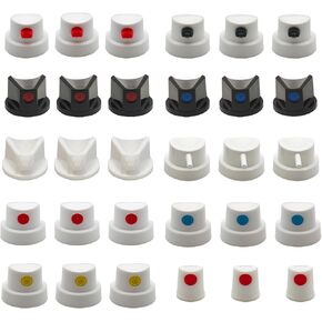 30 Pack Spray Can Nozzle for Male Cans Bottle Nozzle Replacement - Spray Can Tips - for DIY Paint Art Street Art and Home Improvement in Kuwait