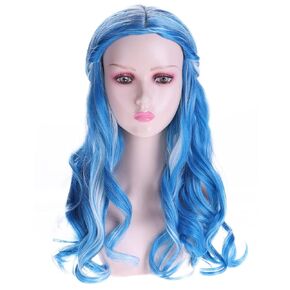 MAGQOO Pink Wig Kids Girls Hot Pink Long Curly Princess Wig with Bangs in Saudi Arabia