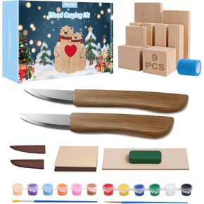 Wood Carving Knife for Beginners Whittling Knife with Leather Sheath in Kuwait