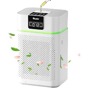 Air Purifiers, Home Air purifier for Large Room Bedroom Up to 1560ft², VEWIOR H13 True HEPA Air Filter for Wildfire Smoke Pets Pollen Odor, with Air Quality Monitoring Light, Auto/Sleep Mode, 6 Timer in Saudi Arabia