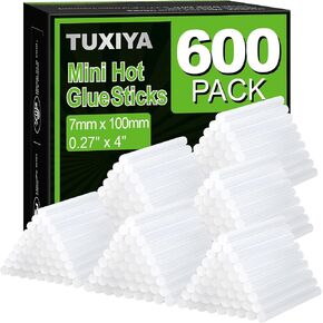TUXIYA 100 Pack Mini Hot Glue Sticks,0.27"×4" Glue Gun Sticks in Saudi Arabia