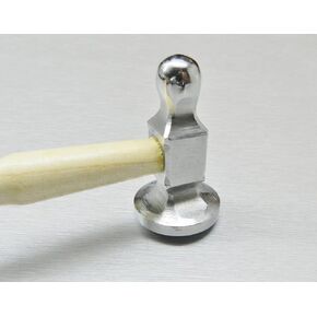 1-1/4" CHASING HAMMER JEWELRY MAKING HAMMERS BOWED FACE 1-1/4" - 32mm DIAMETER (E 7) NOVELTOOLS in Kuwait