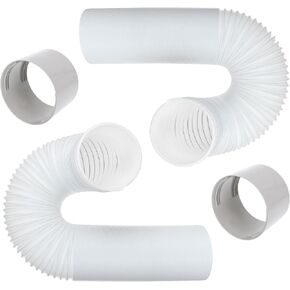 Air Conditioner Exhaust Vent Hose - 5" Diameter, 59" Length, Angooni Universal Counter-Clockwise Thread Air Vent Compatible with Honeywell, Whynter, Frigidaire, LG, Toshiba, Delonghi, JHS in Kuwait