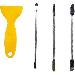 4PCS Self Finishing Needlepoint Kit Canvas Insertion Tool Set Needlepoint Supplies Finishing Accessories for Key Fob Bookmark Luggage Tag Bag Charm DIY Crafts in Kuwait