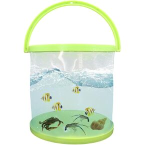 Foldable Small Aquarium, Portable Fish Tank, Fish Transport Container, Plasitc Fish Bowl, Beginner Tank, Great Concept for Catching and Release Critters, Beach, Pool and Lake in Kuwait