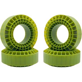 1.9 Silicone Tire Inserts 108x42mm, Soft 45-50A RC Tire Foam Inserts for 1/10 RC Crawler Tires, Waterproof Silicone Inner Foam, 4PCS (Blue) in Saudi Arabia