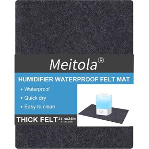 Humidifiers Mat,For floor surface/Absorbent mat Lightweight Washable Floor Mat，Under the Humidifiers Mat，Multifunctional home appliance mat，back Non-slip(24" x 24") in Saudi Arabia